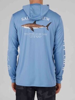 SALTY CREW Bruce Hooded Sun Shirt